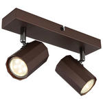 DECKENLEUCHTE    26/6/14,5 cm  - Bronzefarben, Design, Metall (26/6/14,5cm) - Novel