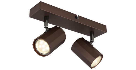 DECKENLEUCHTE 26/6/14,5 cm  - Bronzefarben, Design, Metall (26/6/14,5cm) - Novel