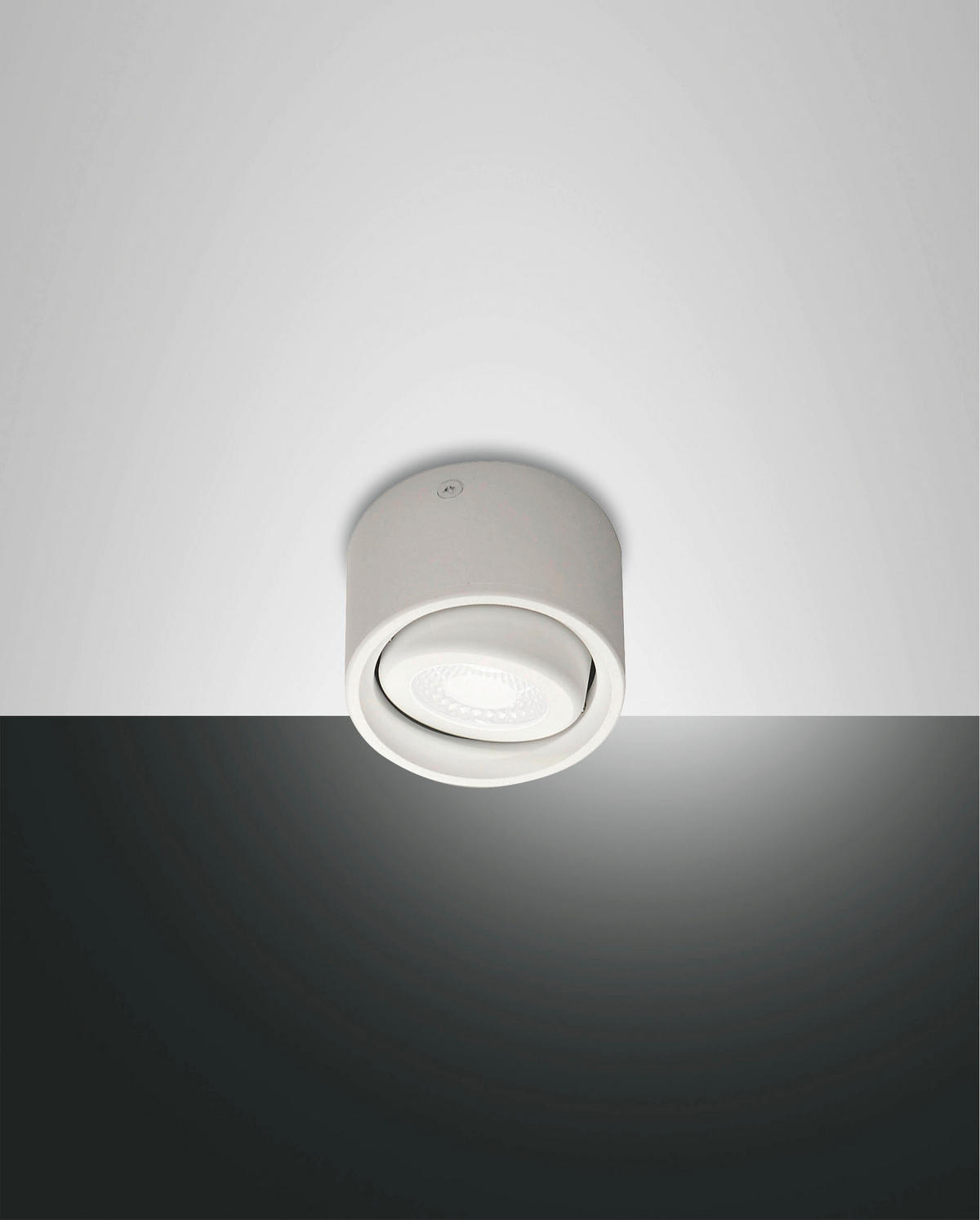 LED-DECKENLEUCHTE Anzio 5/8 cm   - Anthrazit, KONVENTIONELL, Kunststoff/Metall (5/8cm) - Fabas Luce