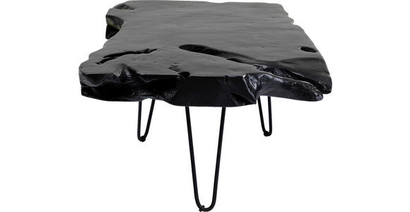 COUCHTISCH in Holz, Metall 100/40/40 cm - Schwarz, Design, Holz/Metall (100/40/40cm) - Ambia Home