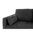 SCHLAFSOFA  in Chenille Schwarz  - Schwarz, KONVENTIONELL, Kunststoff/Textil (161/90/108cm) - Carryhome