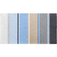 BADEMATTE Blau 65/115 cm  - Blau, Design, Kunststoff/Textil (65/115cm) - Grund