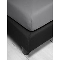 SPANNBETTTUCH Jersey  - Anthrazit, KONVENTIONELL, Textil (140-160/200-220cm) - Irisette