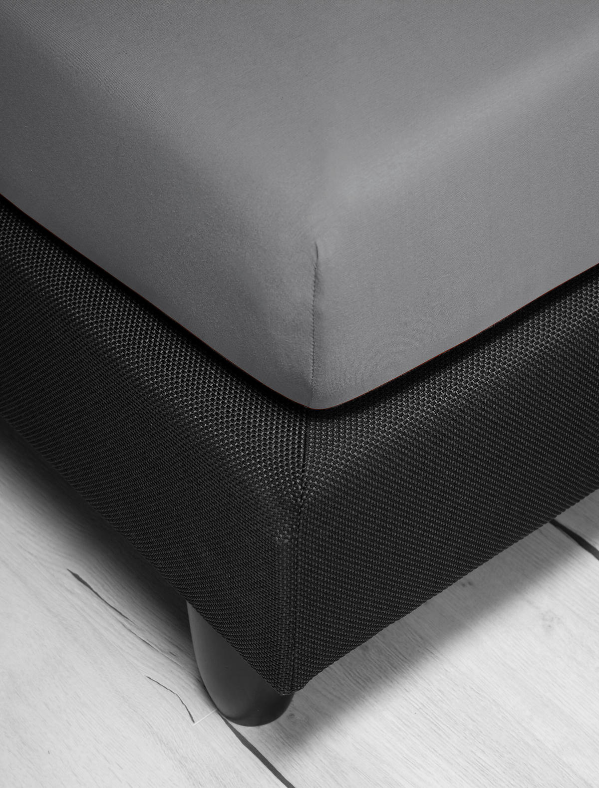 SPANNBETTTUCH Jersey  - Anthrazit, KONVENTIONELL, Textil (140-160/200-220cm) - Irisette