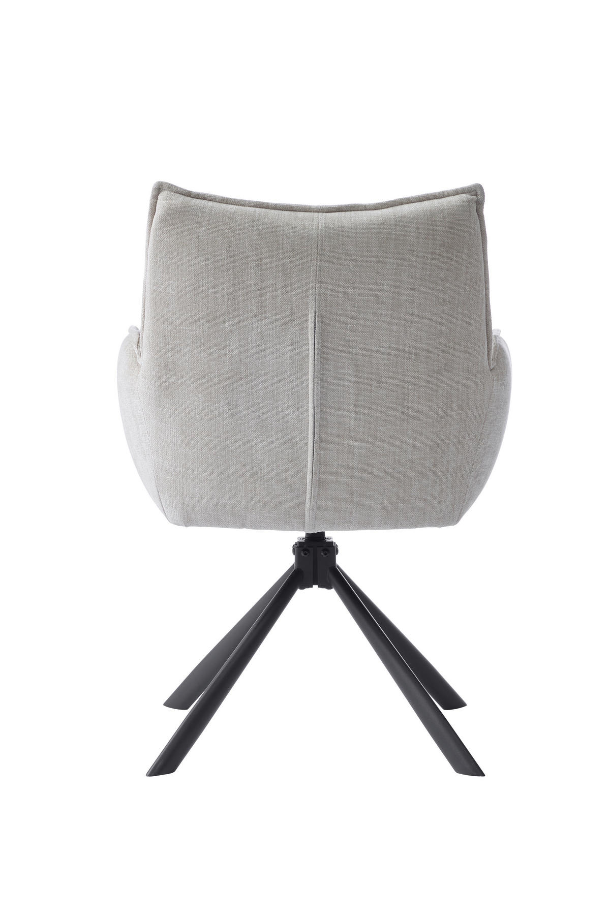 ARMLEHNSTUHL-SET 2 Stück  in Chenille  - Beige/Creme, MODERN, Textil/Metall (59/86/65cm) - Livetastic