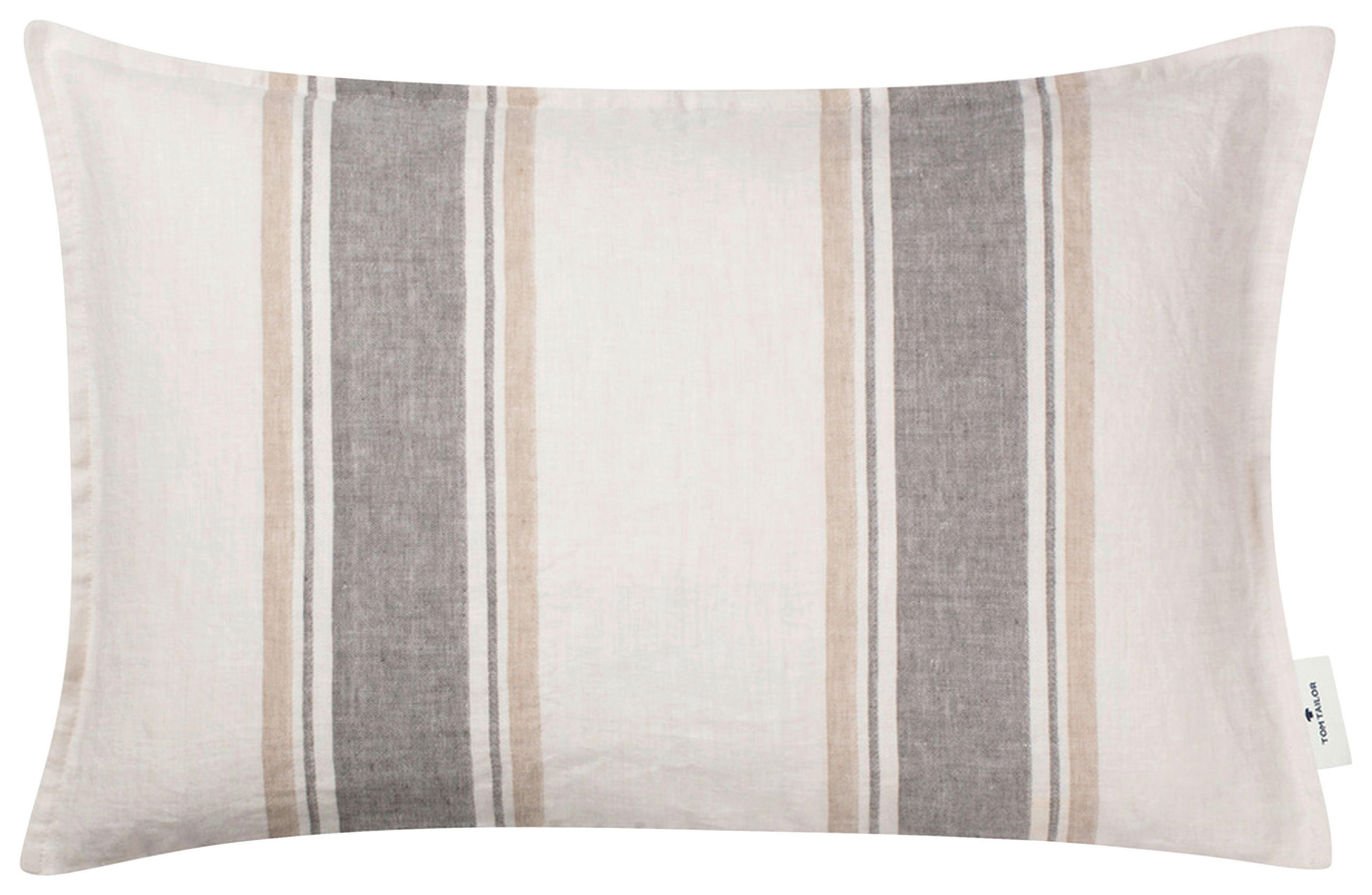 KUDDFODRAL Linen 40/60 cm  - beige/sandfärgad, Klassisk, textil (40/60cm) - Tom Tailor