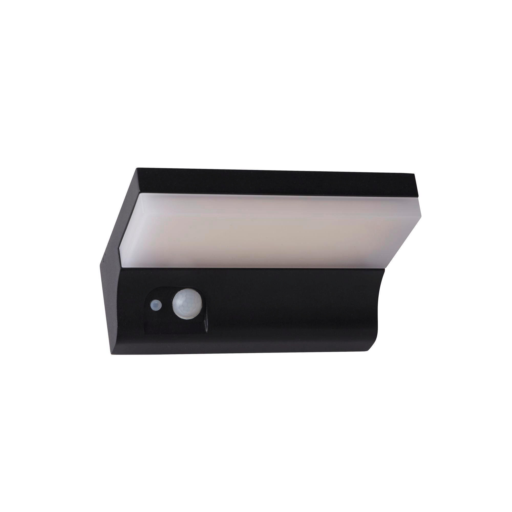 SVJETILJKA SOLARNA Solar - bijela/crna, Design, plastika (16/6/6cm)