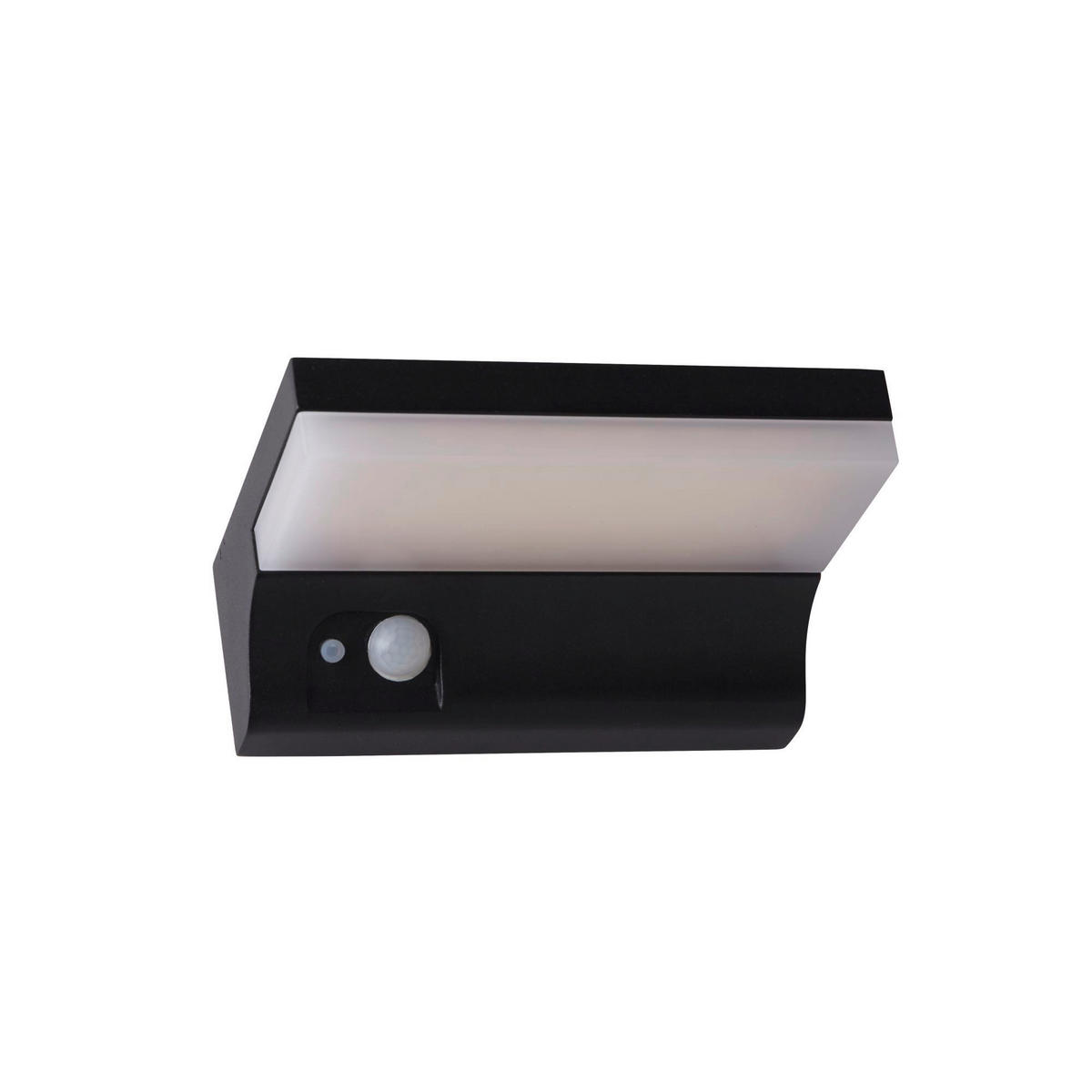 SVJETILJKA SOLARNA Solar  - bijela/crna, Design, plastika (16/6/6cm)