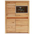 HIGHBOARD Kernbuche furniert, massiv lackiert Buchefarben - Buchefarben, Basics, Glas/Holz (108,2/146,3/38,2cm) - Cantus