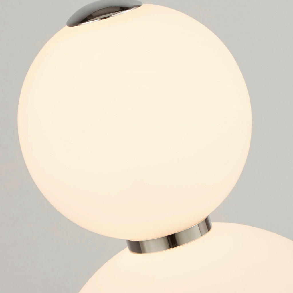 Thumbnail - Searchlight Led-Tischleuchte Snowball, Weiß, Chrom, Metall, Glas, 60 cm, Lampen & Leuchten, Innenbeleuchtung, Leuchten n...