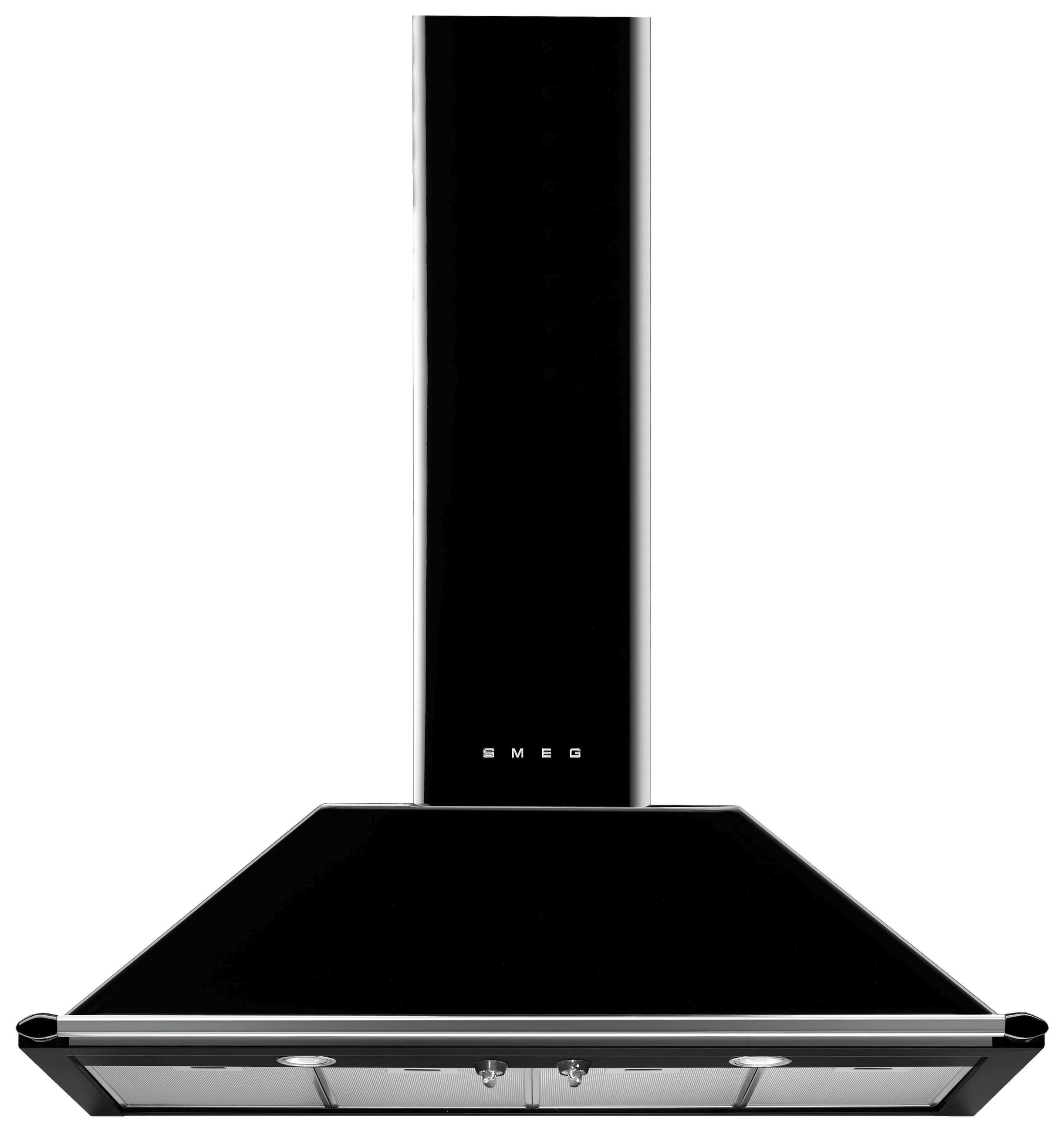 Smeg Dunstabzugshaube Victoria Schwarz 110x90x53.2 cm