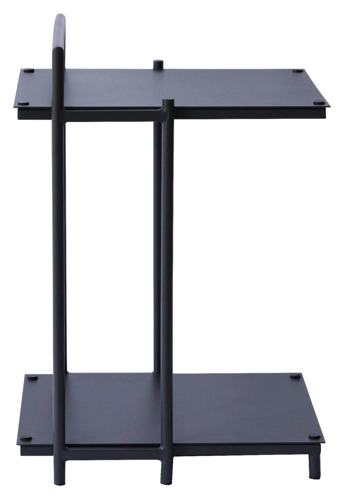 BEISTELLTISCH 40/42/60 cm Anthrazit rechteckig  - Anthrazit, Design, Metall (40/42/60cm) - Xora