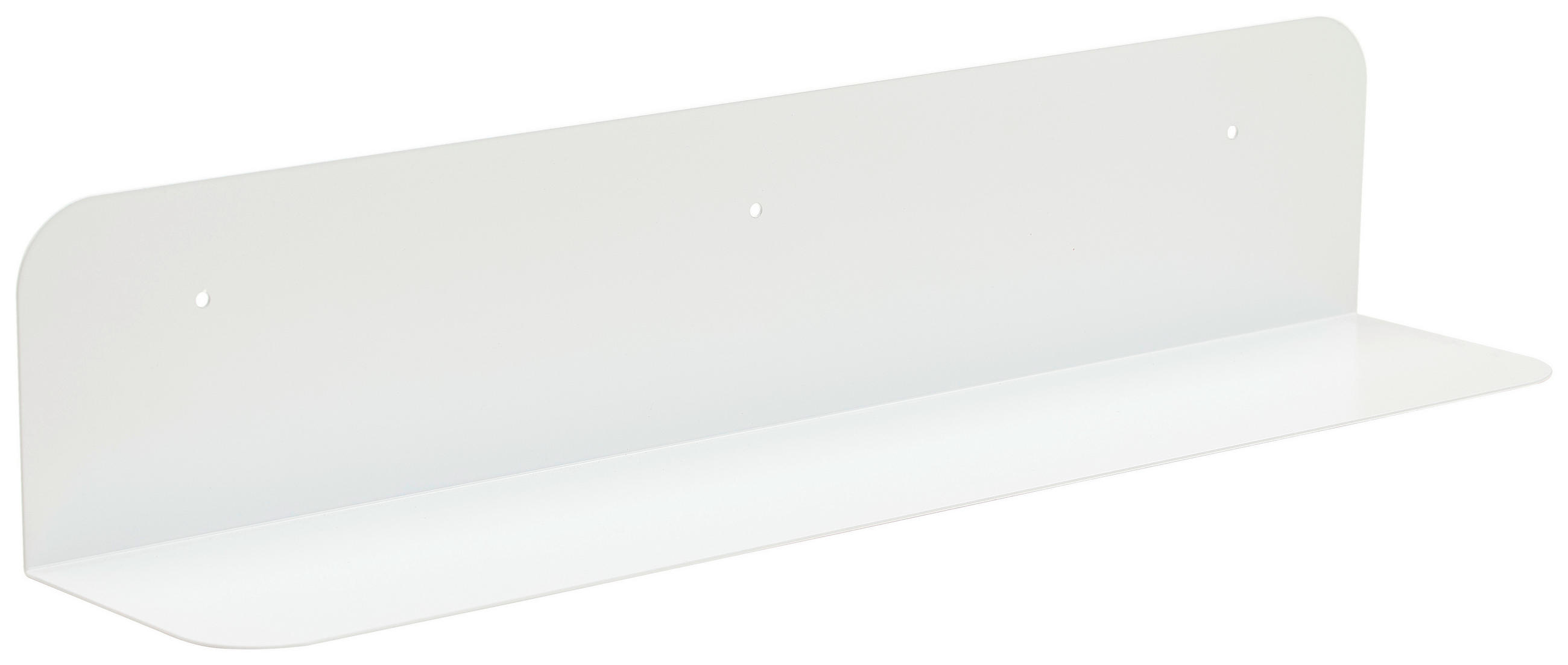 WANDBOARD in 60/12/12 cm Weiß  - Weiß, Design, Metall (60/12/12cm) - MID.YOU