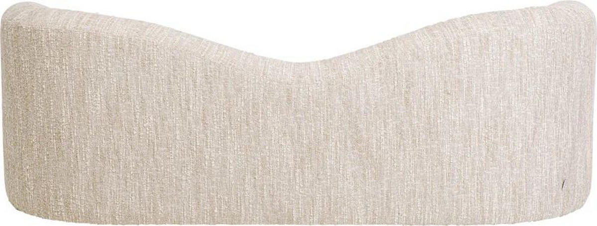 2-SITZER-SOFA  in Webstoff Creme  - Creme, MODERN, Holz/Kunststoff (201/71/94cm) - Kare-Design