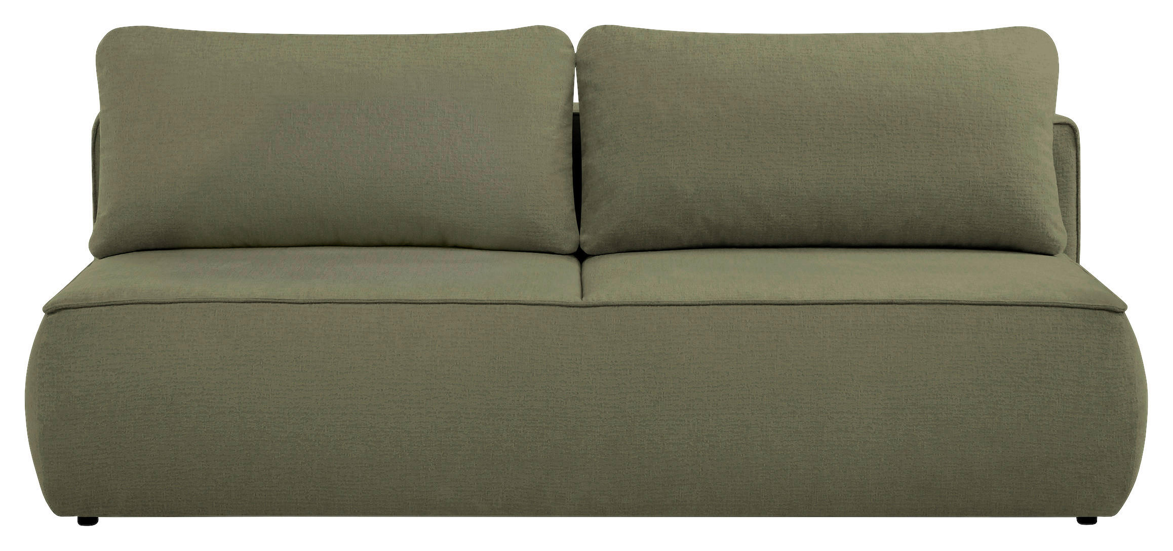 SCHLAFSOFA Jacquard Grün  inkl. Rückenkissen, Bettkasten, Schlaffunktion, Rücken echt, Liegefläche im Originalstoff  - Schwarz/Grün, KONVENTIONELL, Kunststoff/Textil (210/92/100cm) - Milino
