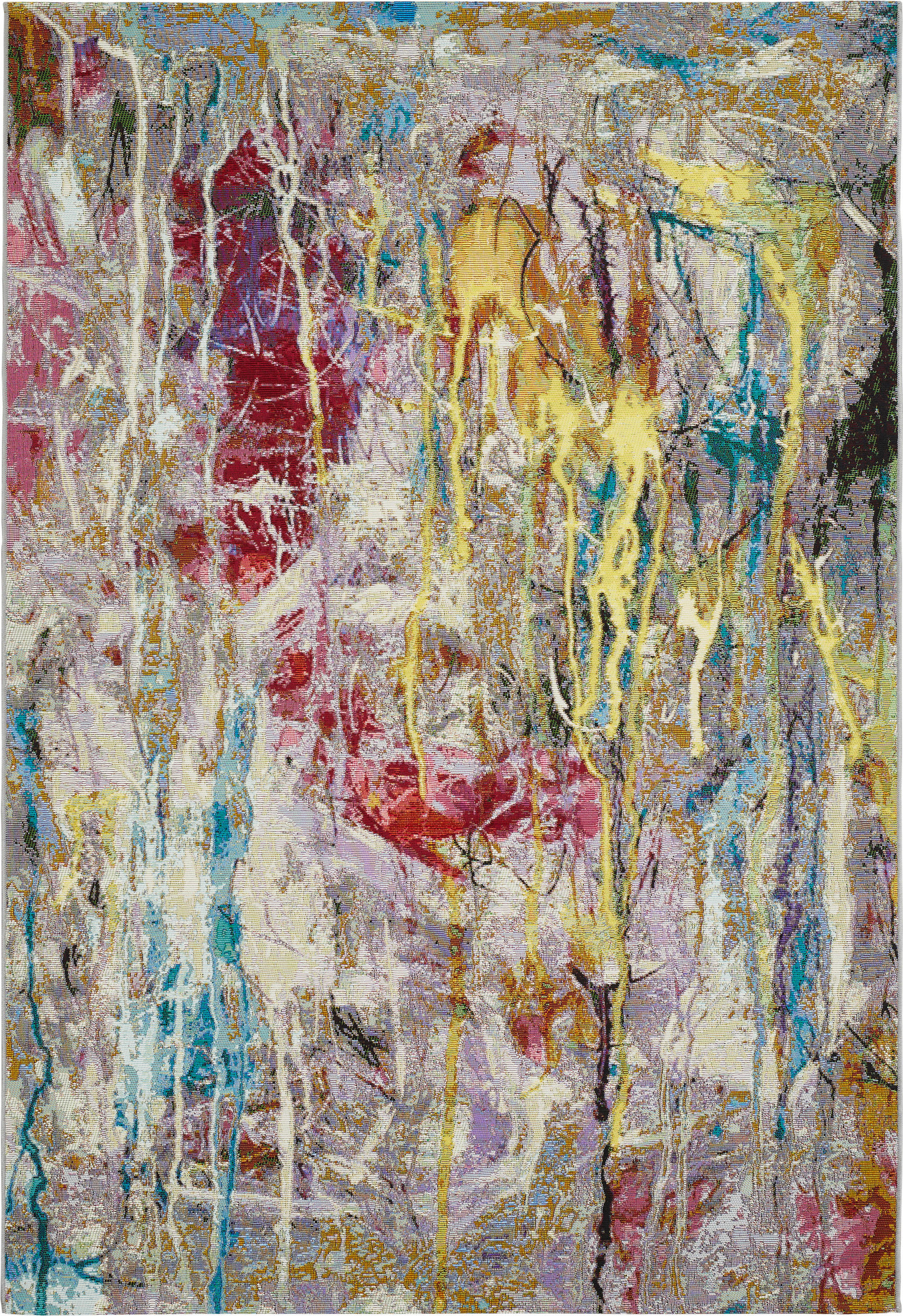 FLACHWEBETEPPICH 80/165 cm Platana Multicolor  - Multicolor, Design, Kunststoff (80/165cm)