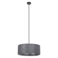 HÄNGELEUCHTE 48/121 cm  - Dunkelgrau, Basics, Naturmaterialien/Metall (48/121cm) - Osram