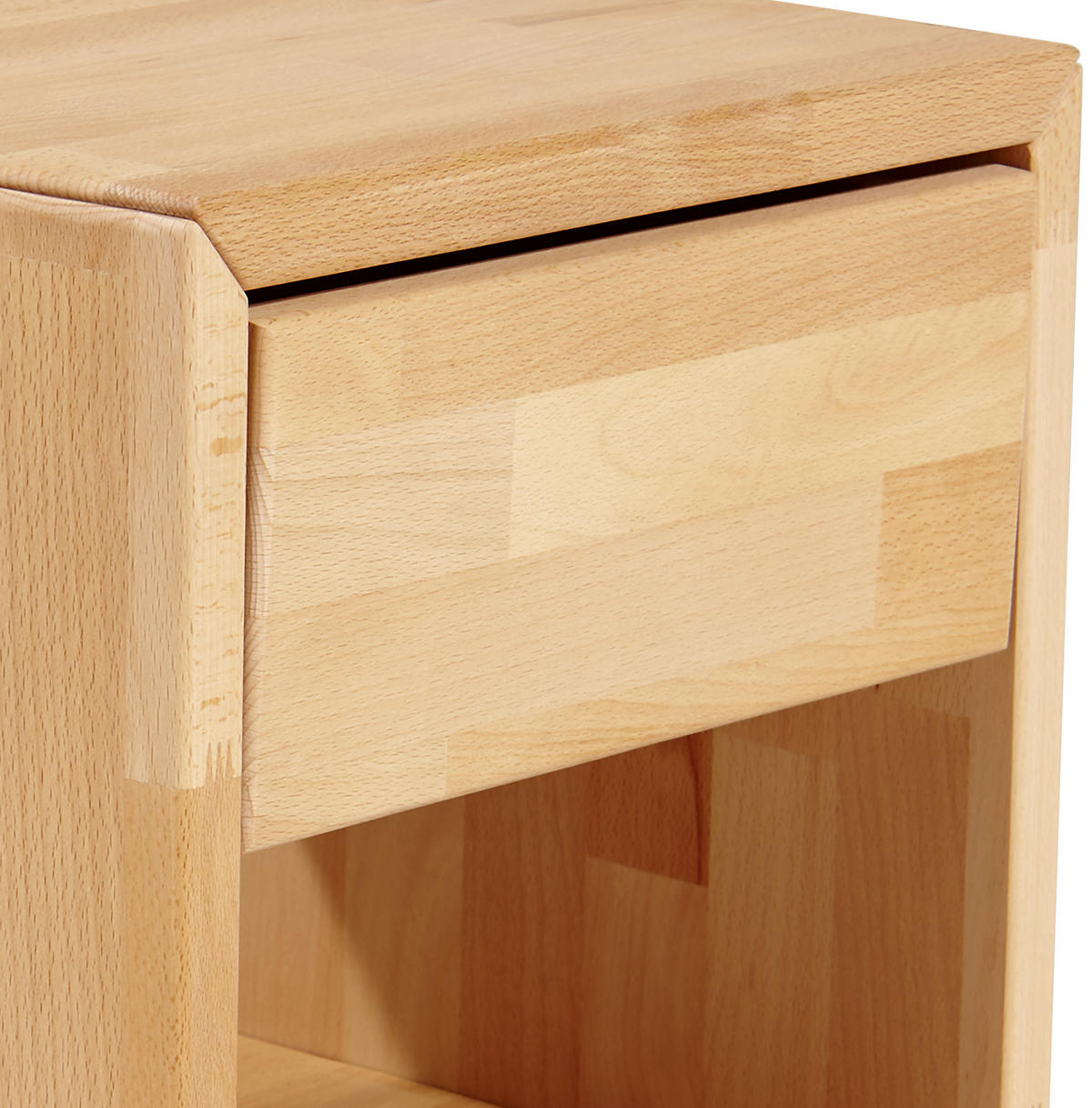 NACHTSCHRANK 40/40/33 cm Kernbuche massiv  - Kernbuche, KONVENTIONELL, Holz (40/40/33cm) - Boxxx