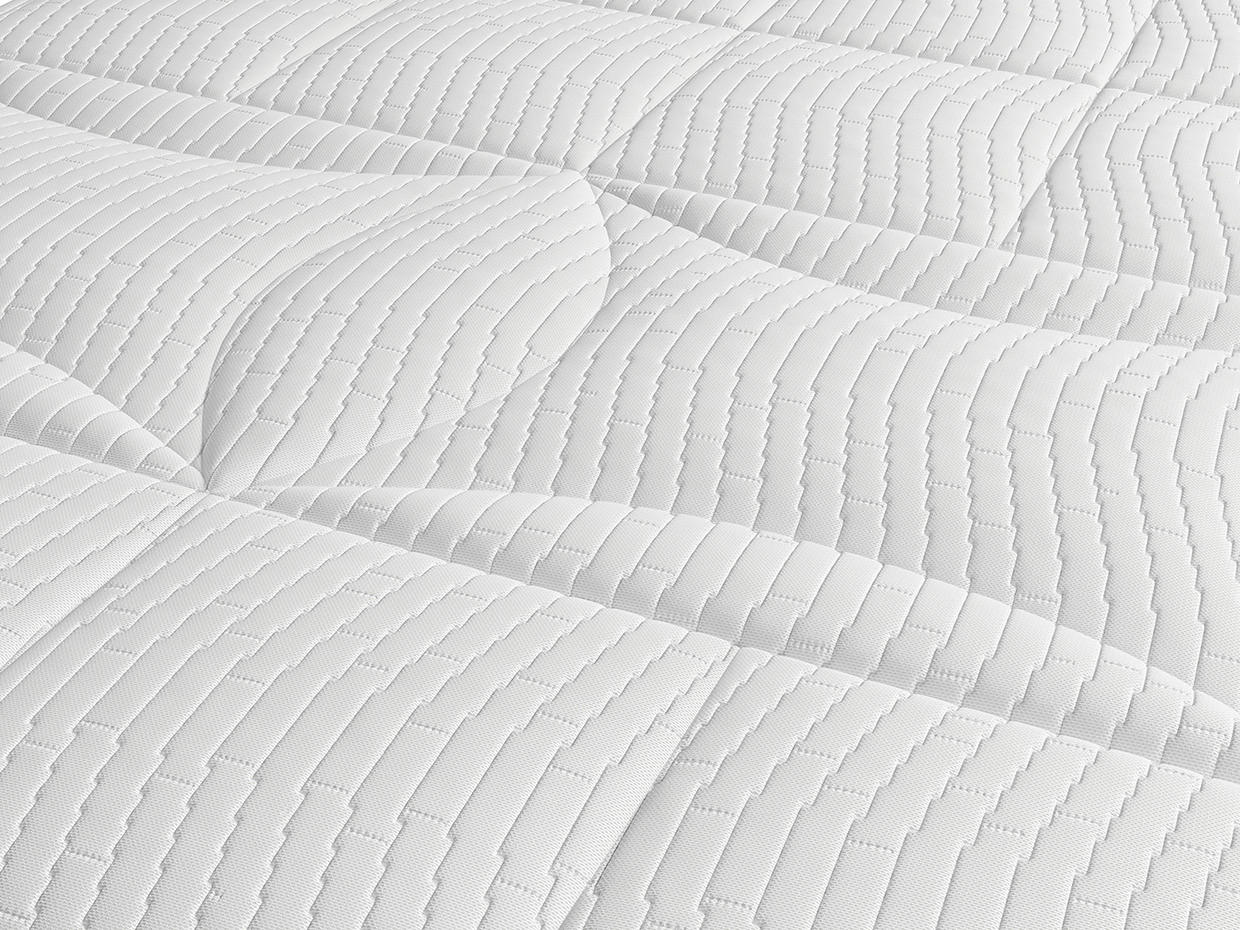 TASCHENFEDERKERNMATRATZE BIG STAR H2 120/200 cm Höhe ca. 22 cm  - Weiß, Basics, Textil (120/200cm) - MALIE