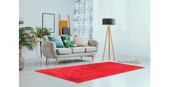 WEBTEPPICH 80/150 cm Karma Rot  - Rot, Basics, Textil (80/150cm) - Novel