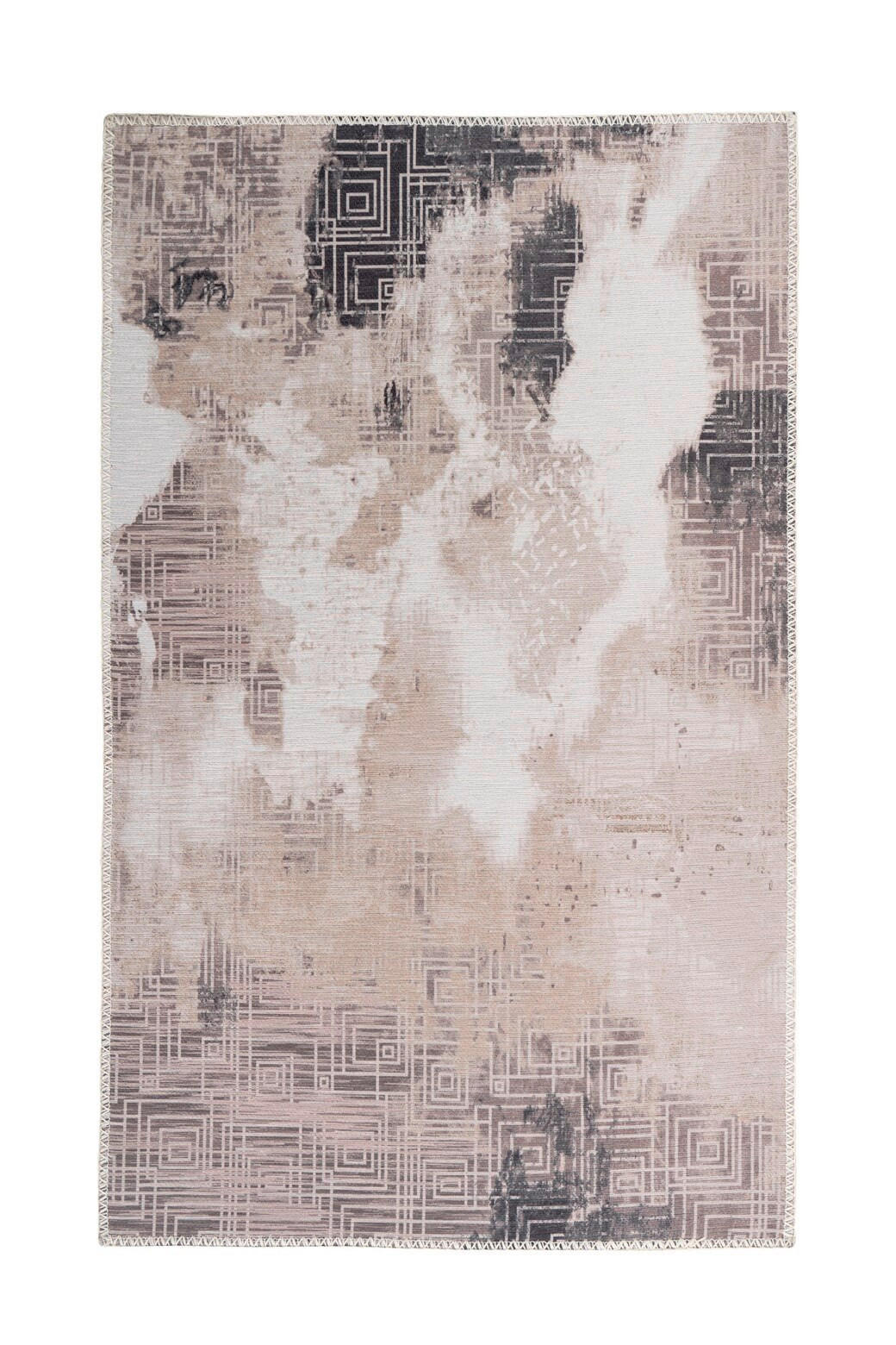 KOBEREC TKANÝ NA PLOCHO, 160/230 cm, krémová