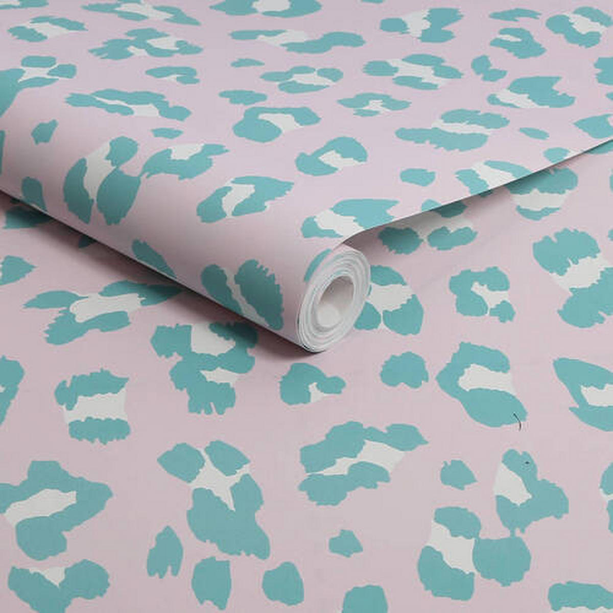 NON WOVEN-TAPET 52/1000 cm  - pink/blå, Basics, papper/plast (52/1000cm)
