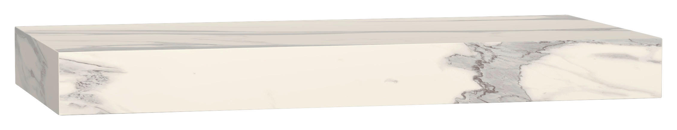 Wandkonsole Las Vegas Weiß Marmoroptik B: 100 cm