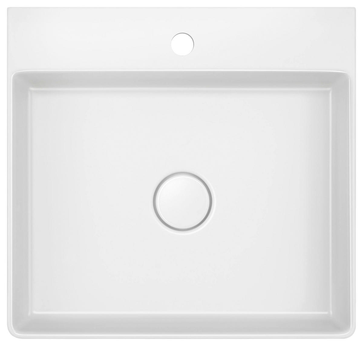 WASCHBECKEN 50/11/47,3 cm  - Weiß Hochglanz, Basics, Keramik (50/11/47,3cm) - Systemceram