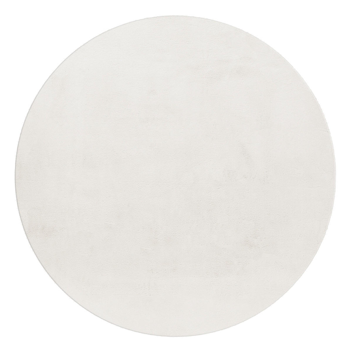 HOCHFLORTEPPICH 120/120 cm Pouffy Creme  - Creme, Basics, Textil (120/120cm)