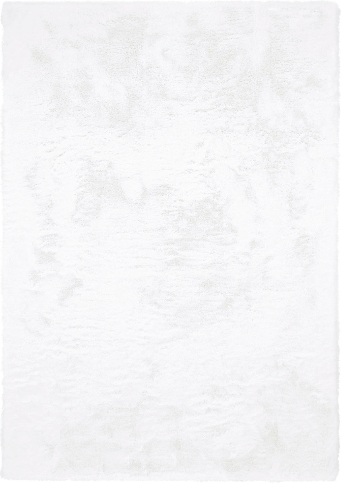 HOCHFLORTEPPICH 67/130 cm Silky Haven Creme, Weiß  - Creme/Weiß, Basics, Textil (67/130cm) - Novel