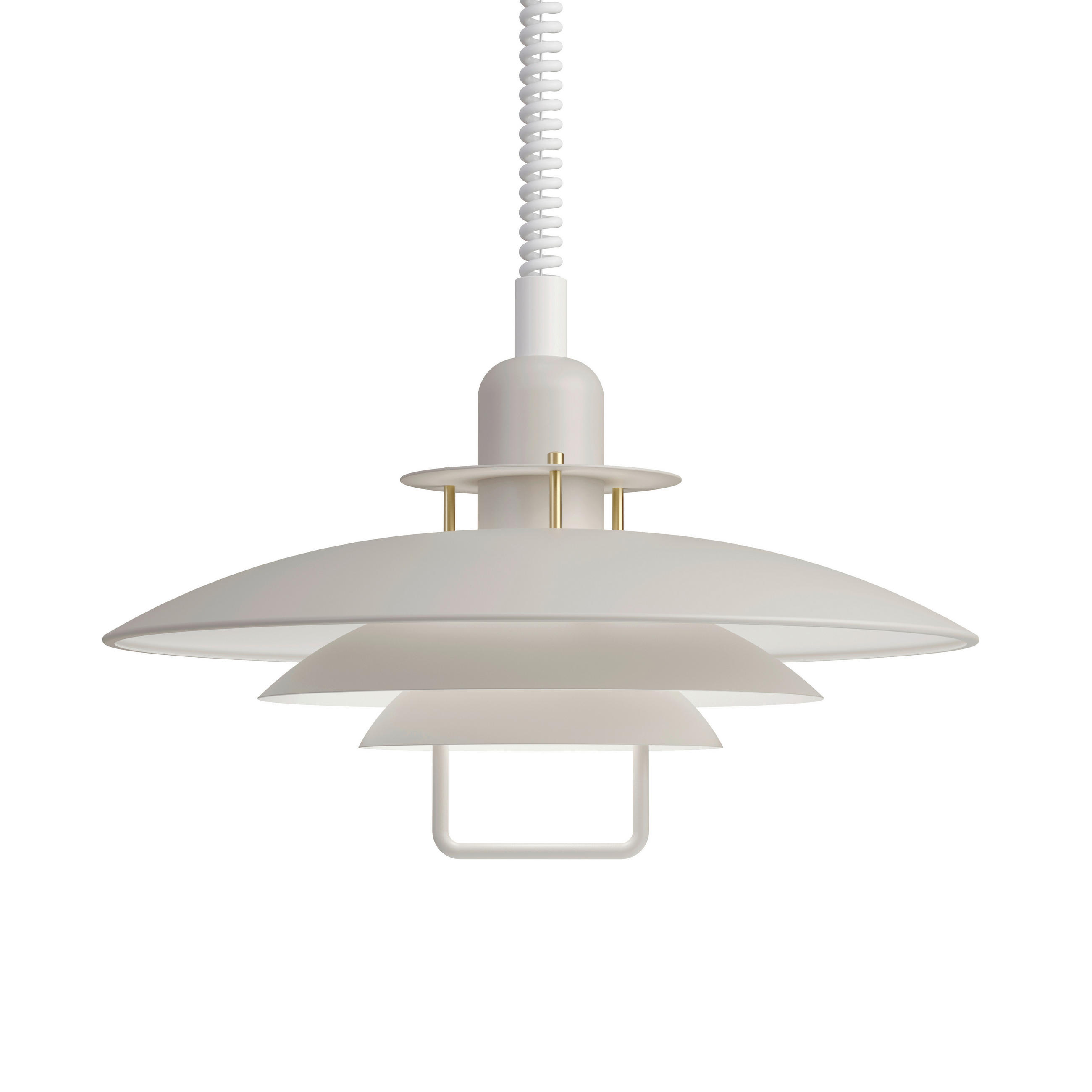 HÄNGELEUCHTE Primus II 43 cm  - Weiß, KONVENTIONELL, Metall (43cm) - Belid