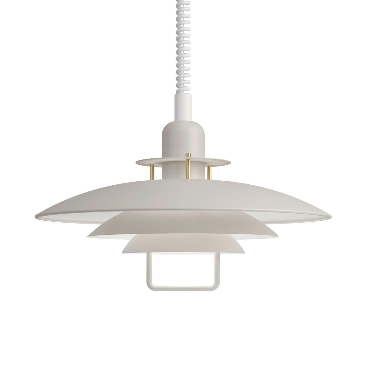 HÄNGELEUCHTE Primus II 43 cm  - Weiß, KONVENTIONELL, Metall (43cm) - Belid