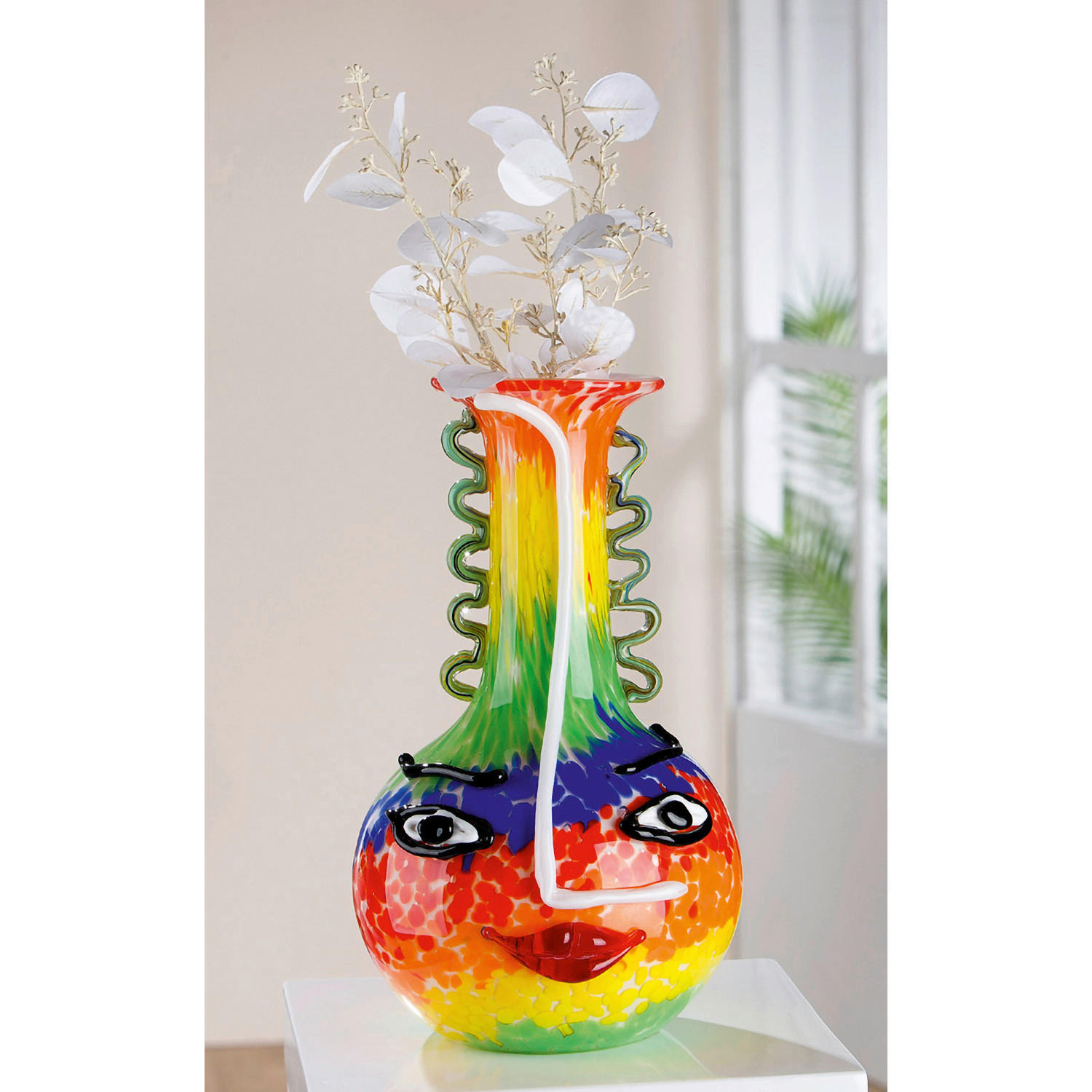 DEKOVASE  - Multicolor, LIFESTYLE, Glas (21/34/20cm)