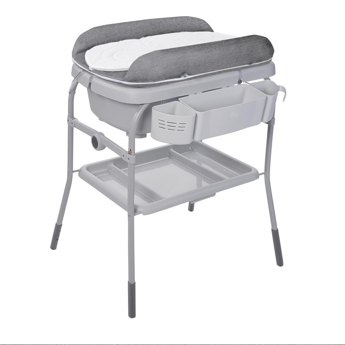 BABYBADEWANNE Cuddle & Bubble  - Graphitfarben, Basics, Kunststoff/Metall (63,5/103/107/82cm) - Chicco