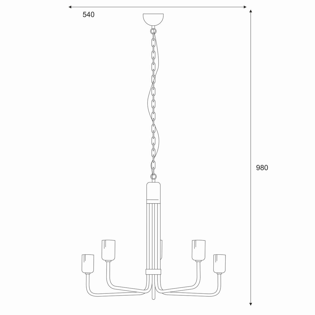 HÄNGELEUCHTE 98/54/98 cm  - Schwarz Hochglanz, KONVENTIONELL, Metall (98/54/98cm)