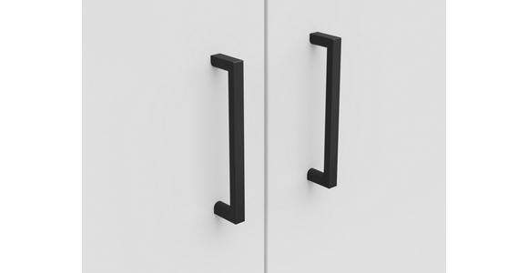 KOMMODE 80/115/40 cm in Weiß - Anthrazit/Schwarz, MODERN, Holzwerkstoff/Kunststoff (80/115/40cm) - Carryhome