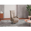 SESSEL in Flachgewebe Taupe  - Taupe/Schwarz, KONVENTIONELL, Textil/Metall (74/112/82cm) - Sit & More