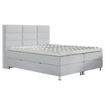 BOXBETT 140/200 cm  in Greige  - Chromfarben/Greige, KONVENTIONELL, Textil/Metall (140/200cm) - Carryhome