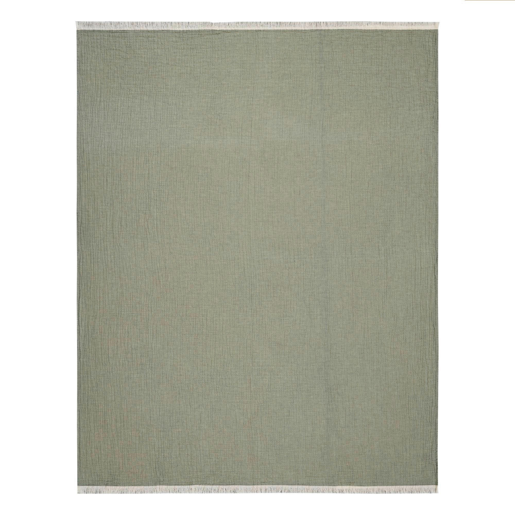 PLAID Baggy 125/170 cm  - Grün, Basics, Textil (125/170cm) - Bassetti