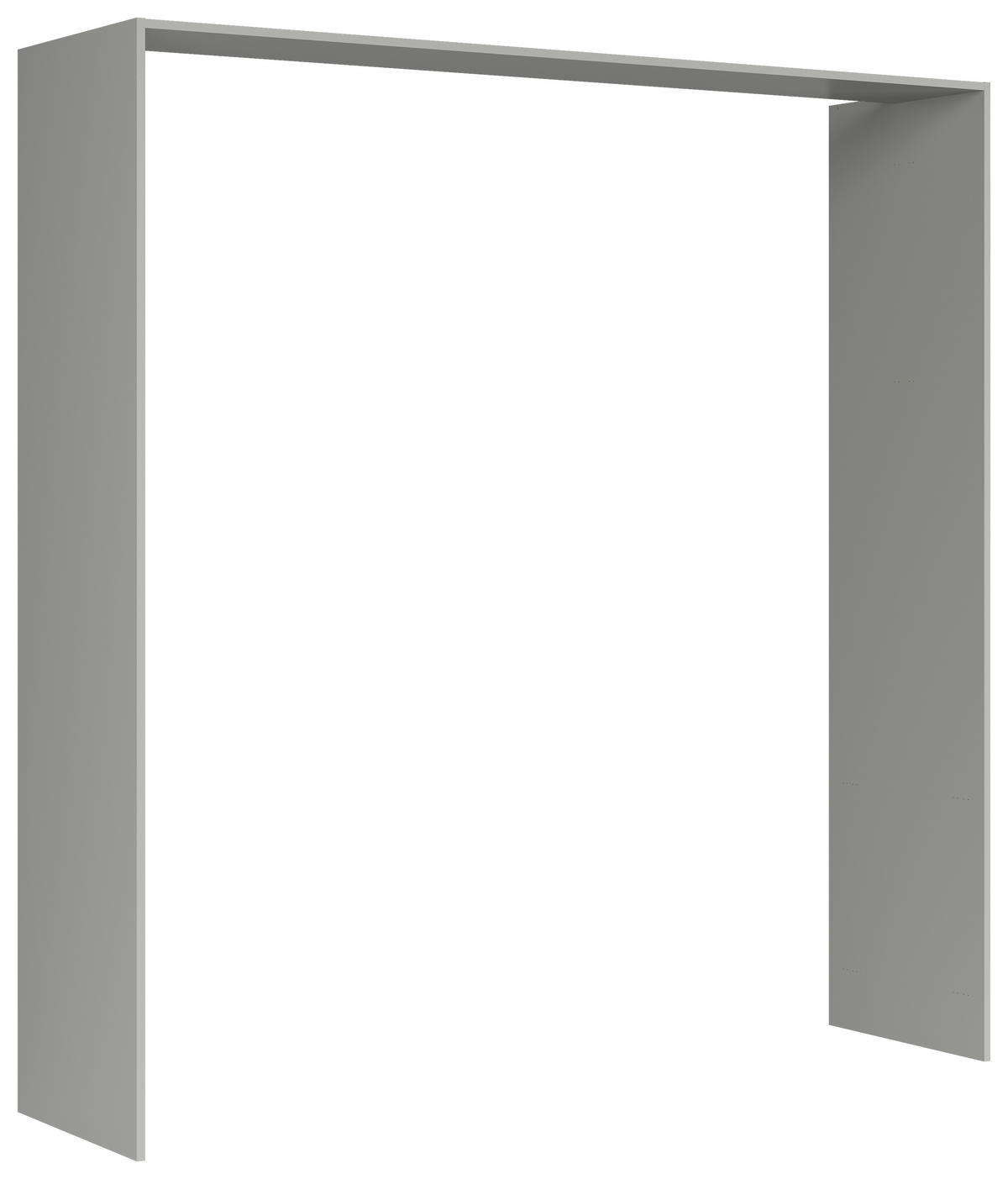 PASSEPARTOUTRAHMEN 213,7/222,7/58,5 cm   - Eiche grau, Basics, Holzwerkstoff (213,7/222,7/58,5cm) - Visiona