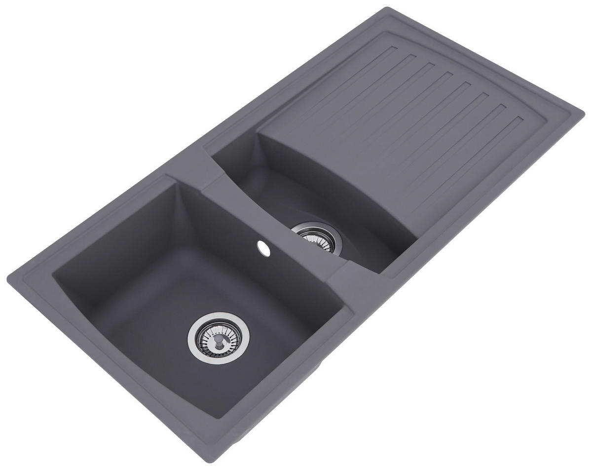 DISKHO 1712BOSTON100X50G  - grå, Trend, glas/plast (100/20/50cm) - Respekta