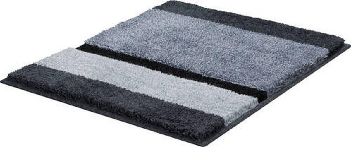 PREDLOŽKA PRED BIDET, 50/60 cm - antracitová, Basics, textil/plast (50/60cm) - Grund