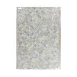 FLACHWEBETEPPICH 80/150 cm Lavish 210 Grau / Silber Grau, Silberfarben  - Silberfarben/Grau, Basics, Leder/Textil (80/150cm) - Novel