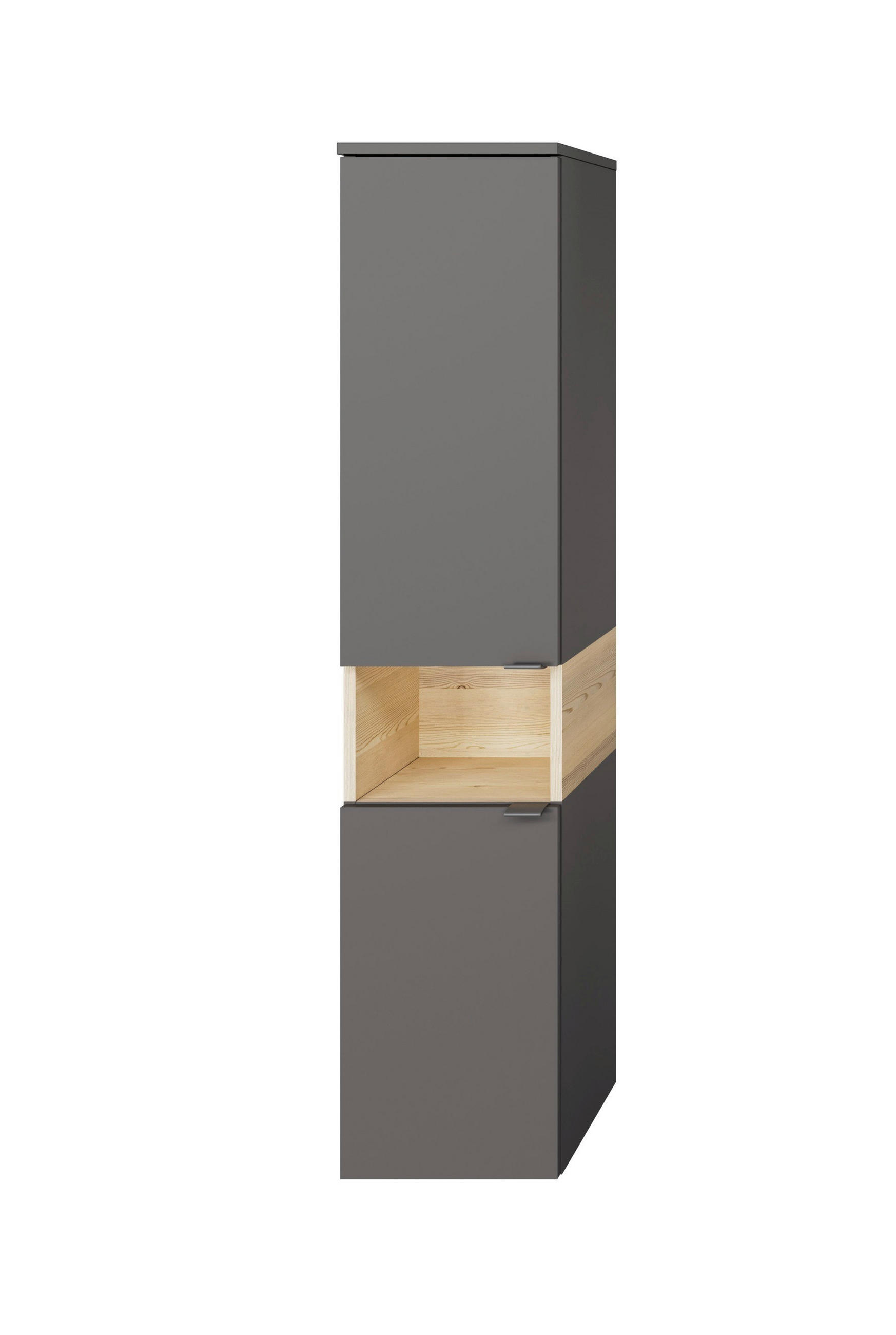 MIDISCHRANK 30/141,6/33 cm  - Dunkelgrau, KONVENTIONELL, Glas/Holzwerkstoff (30/141,6/33cm) - Pelipal