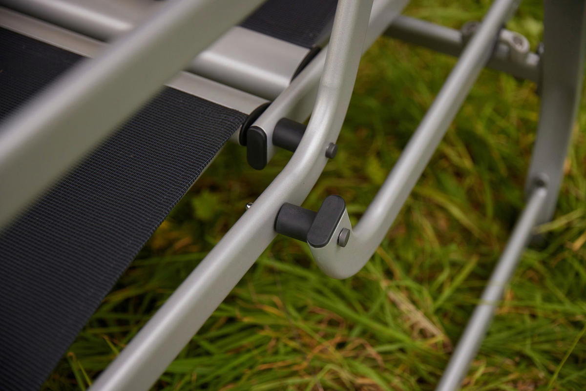 HOLLYWOODSCHAUKEL 169/189/228 cm Schwarz, Silberfarben  - Silberfarben/Schwarz, Basics, Textil/Metall (169/189/228cm) - Kettler