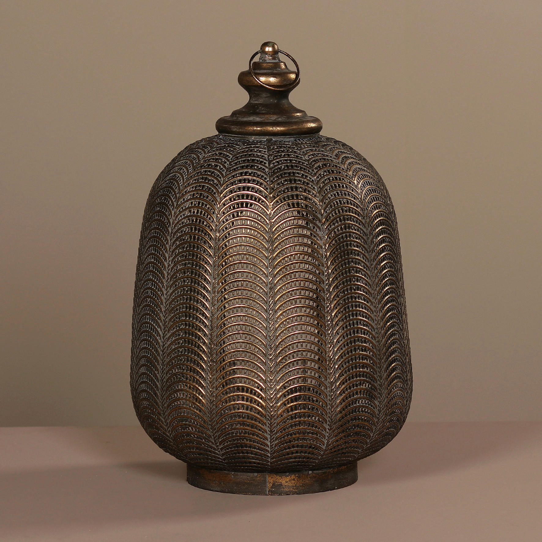 LATERNE - Goldfarben, Basics, Metall (52cm)