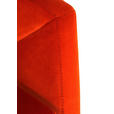 SESSEL in Flachgewebe Orange, Rot  - Rot/Schwarz, Trend, Holz/Textil (93/74/80cm) - Landscape