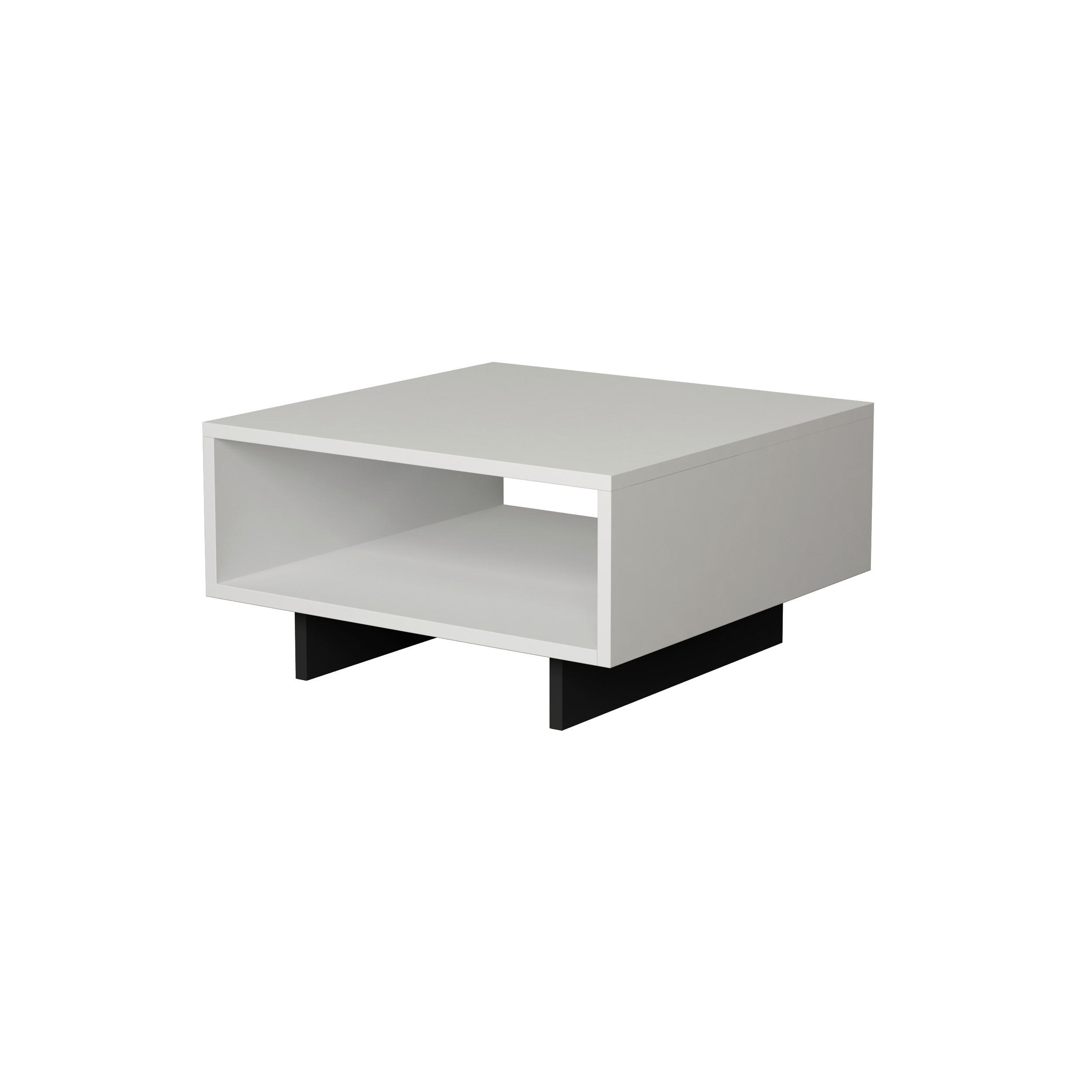SOFFBORD i trämaterial  - vit/antracit, Design, trämaterial (60/32/60cm) - Livetastic