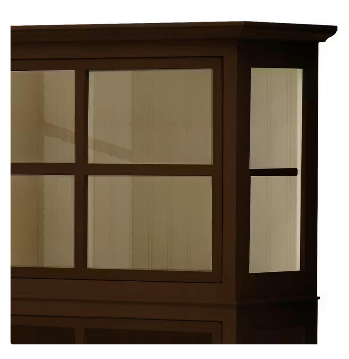 SIDEBOARD UrbanClass  in 190,5/149/49 cm  - Nussbaumfarben/Creme, LIFESTYLE, Glas/Holz (190,5/149/49cm) - Livetastic