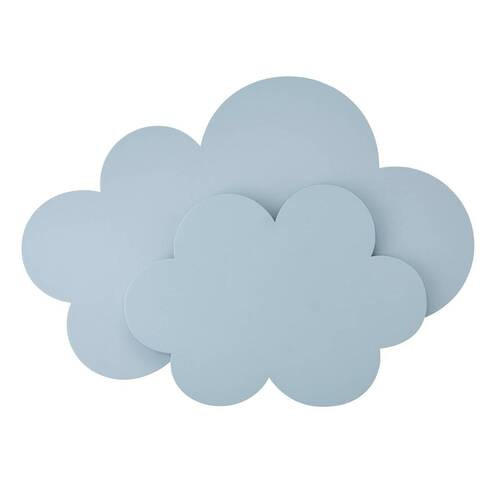 KINDERWANDLEUCHTE 20/35/7 cm   - Hellblau, Basics, Holz (20/35/7cm)